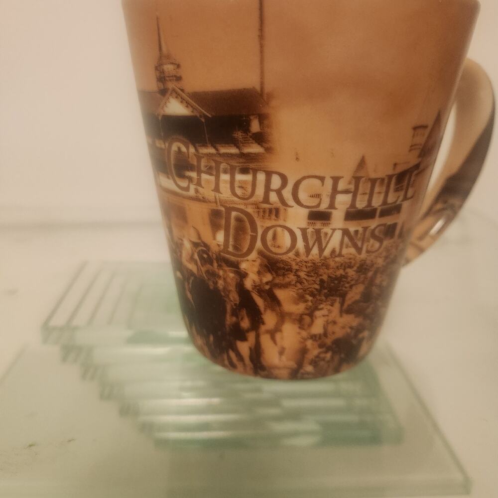 Church hill downs panoramic Coffee Cup